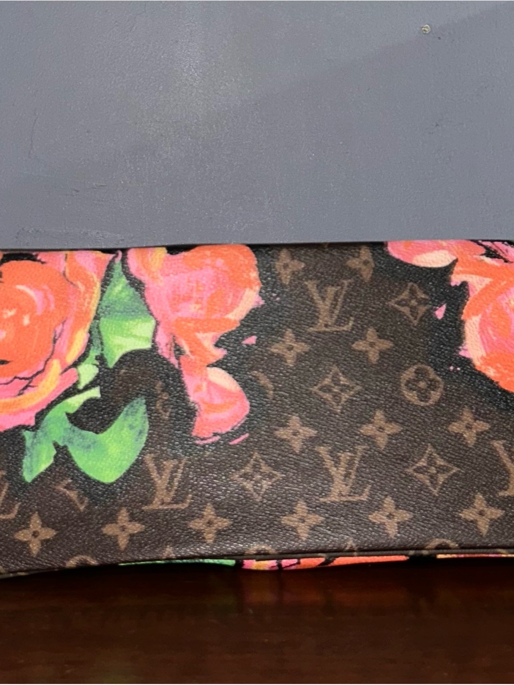 Pink floral tote bag - Picture 4 of 9